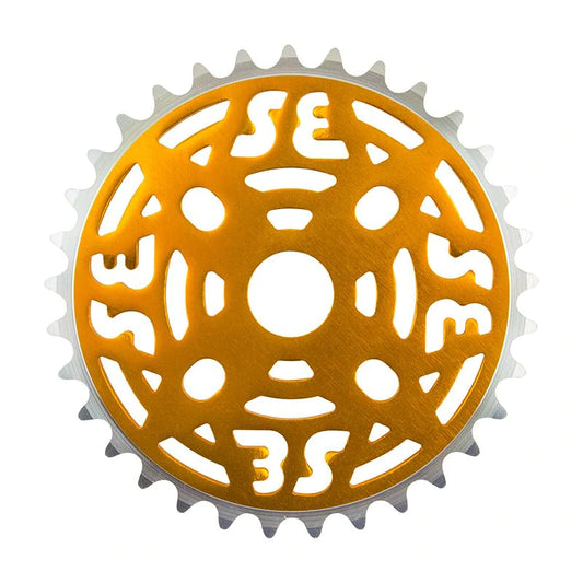 SE Bikes Alloy Chainring: 33T (Gold)