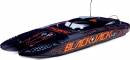 Proboat Blackjack 42” BL 8S Catamaran RTR: Black/Orange RTR
