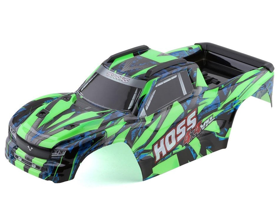 Traxxas Prepainted Body: Hoss 4x4 VXL (Green)