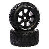 Duratrax Six Pack Mounted Fr/Rr 24mm