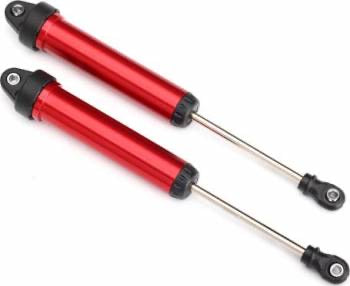 Traxxas Rear GTR Shocks 160mm w/o Springs (Red)