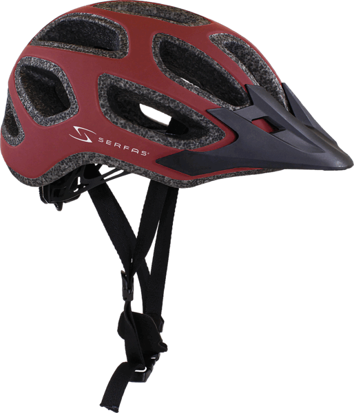 Serfas Incline Enduro Helmet Adult (S/M) Matte Red