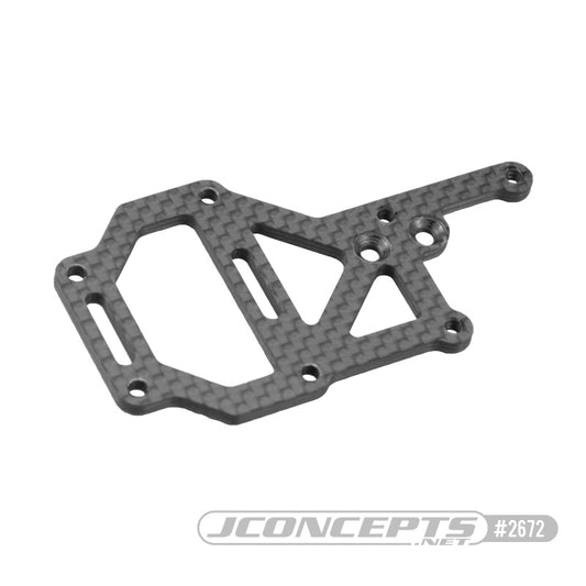 JConcepts Carbon Fiber Upper Deck w/Offset Fan Mount: Tekno EB410