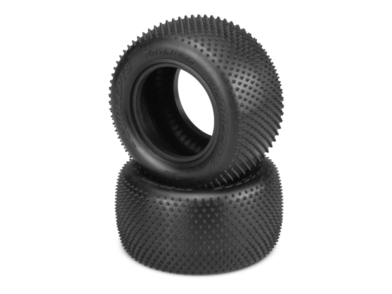 JConcepts Pin Down 2.2” Rear Stadium Truck Tire: Medium Soft (Pink Compound)