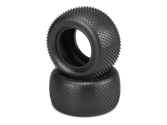 JConcepts Pin Down 2.2” Rear Stadium Truck Tire: Medium Soft (Pink Compound)