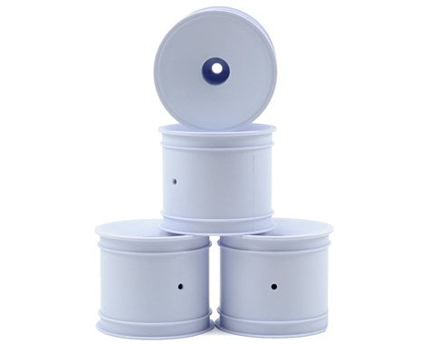 JConcepts Mono 12mm Front/Rear Wheels: T5M (White)