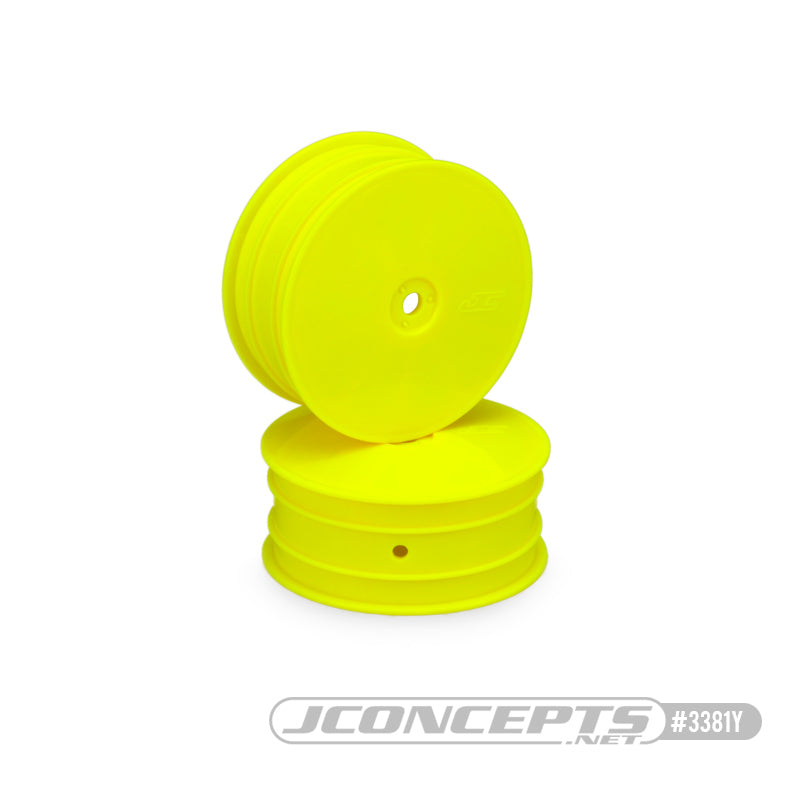 JConcepts Mono 2.2" Front Buggy Wheel: B64 (Yellow) 4pc