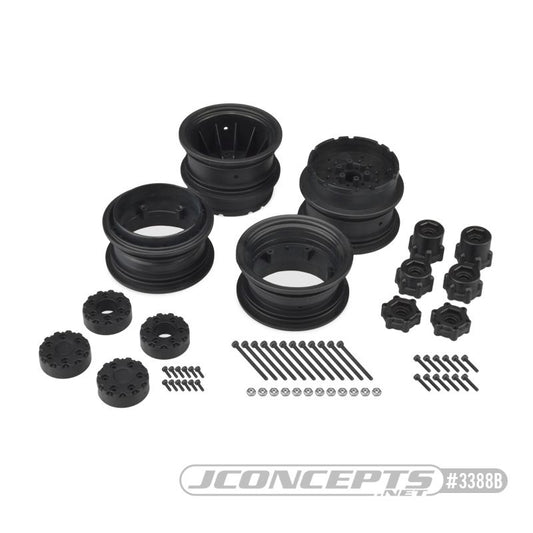 JConcepts Krimson Dually 2.6” Wheels (Black)