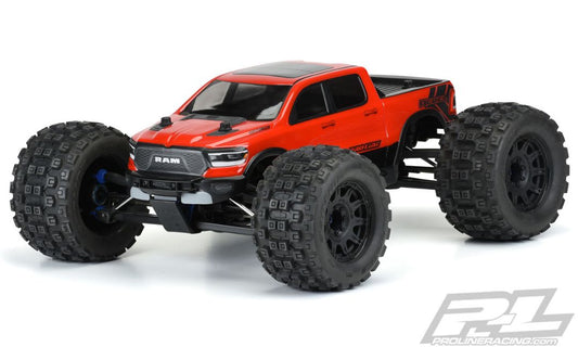 Pro-Line 2020 Ram Rebel 1500 Clear Body: E-REVO 2.0/MAXX V2