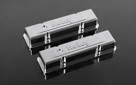 RC4WD 1/10 Holley Chrome Valve Covers: V8 Engine