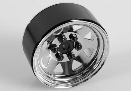 RC4WD 6 Lug Wagon 1.9" Beadlock Wheels (Chrome)