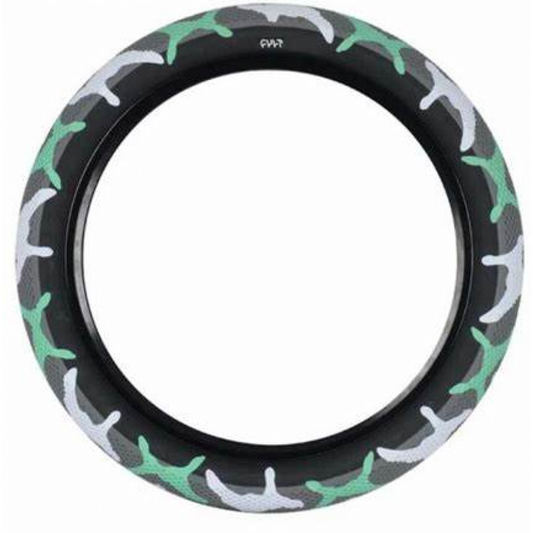 Cult X Vans Tire 14x2.20” (Teal Camo/Black)