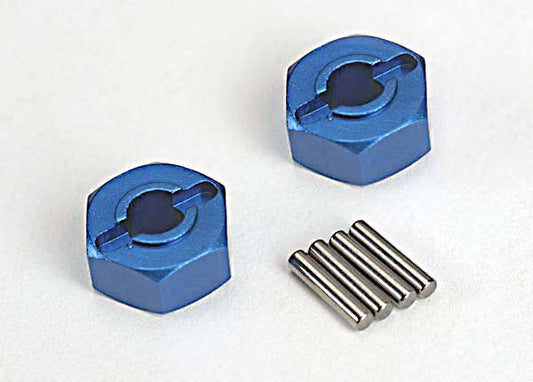 Traxxas 12mm Aluminum Wheel Hex (Blue)