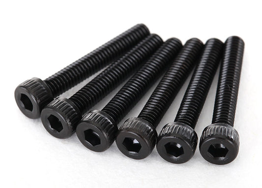 Traxxas Cap-Head Machine Screws: M2.5x16mm (6)