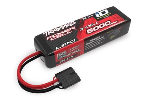 Traxxas 3S 11.1V 5000mAh 25C LiPo Battery iD Connector (Short)