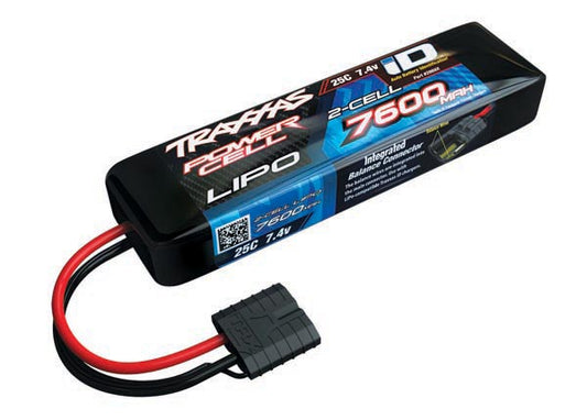 Traxxas 7600mAh 2S 7.4V 25C LiPo w/iD Connector