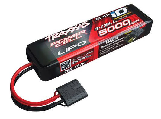 Traxxas 3S 11.1V 5000mAh 25C LiPo Battery iD Connector (Long)