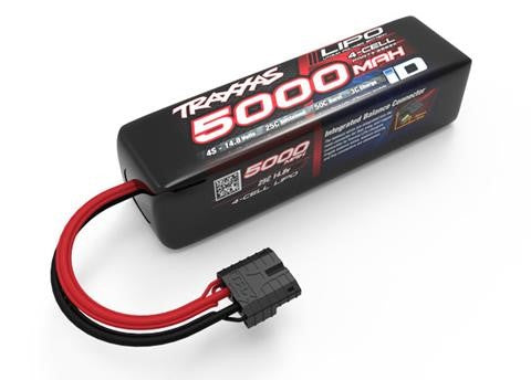 Traxxas 4S 14.8V 5000mAh 25C LiPo Battery iD Connector