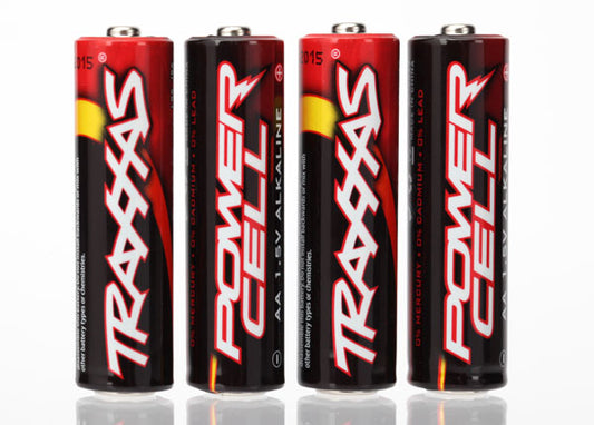 Traxxas Power Cell AA Alkaline Batteries (4)