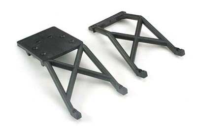 Traxxas Front and Rear Skid Plates: Stampede 2WD (Black)