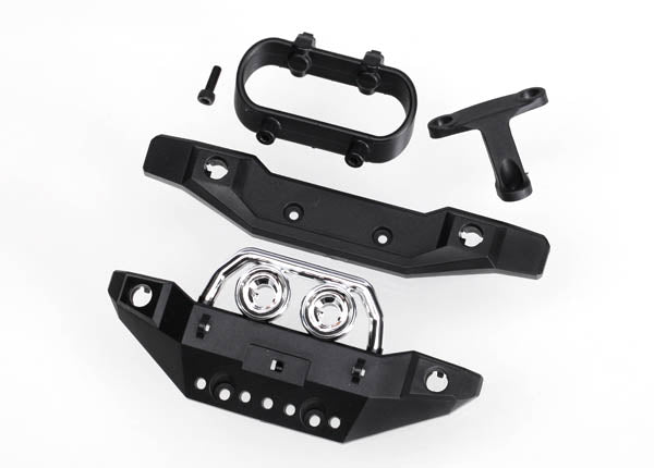 Traxxas Front & Rear Bumper Set w/Mount: 1/16 Summit