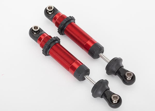 Traxxas Assembled GTS Shocks Aluminum 6061-T6: TRX-4 (Red)