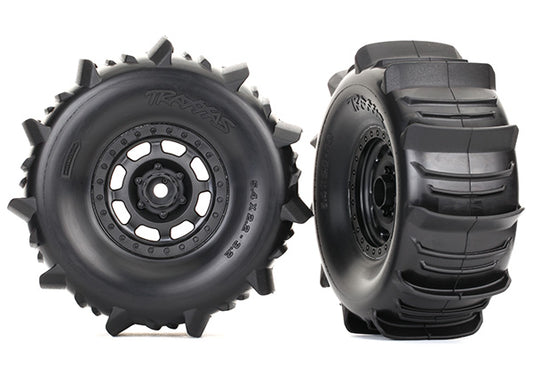 Traxxas Paddle Tire and Wheels (Desert Racer)