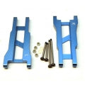 STRC CNC Aluminum Rear A-Arms (Blue): Stampede/Rustler 2WD